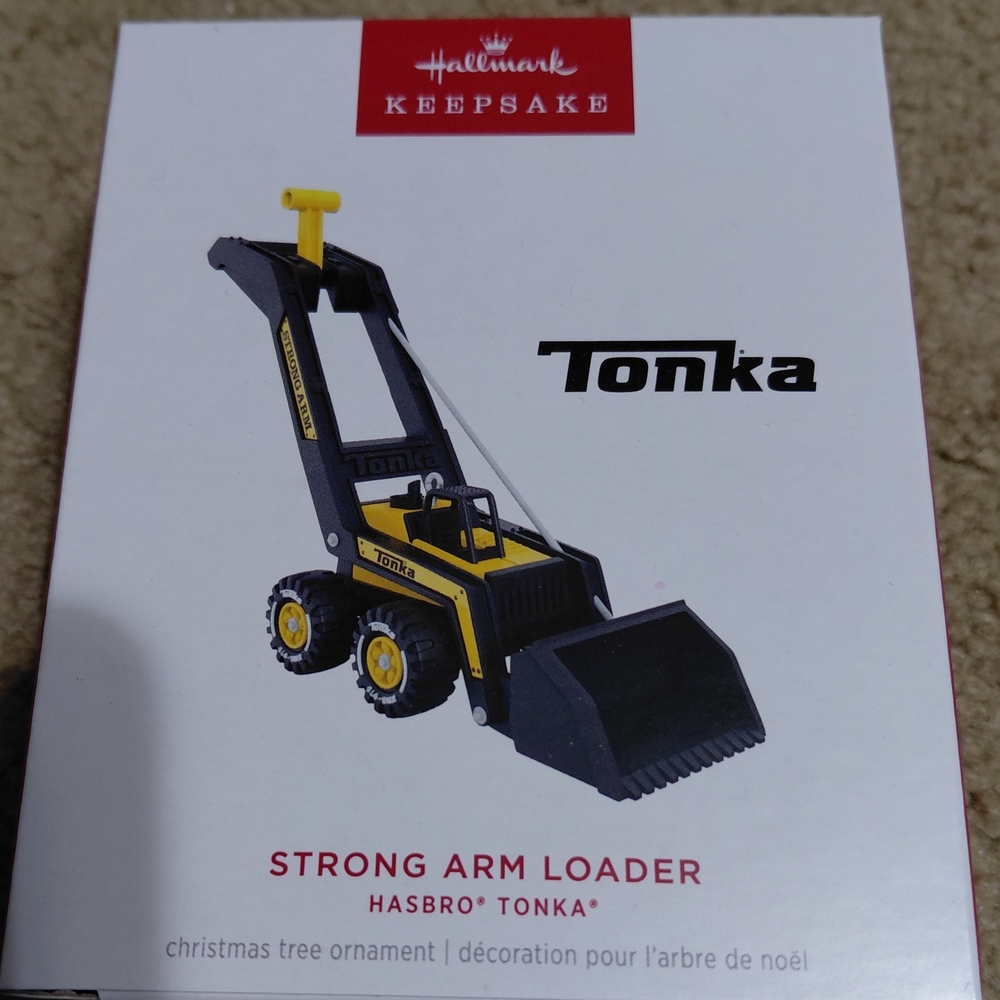 Hallmark Keepsake 2024 Tonka Strong Arm Loader Christmas Ornament